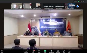 Foto: Narasumber pada Kegiatan Koalisi Pewarta Pemilu dan Demokrasi (KPPD) yang dilaksanakan secara Daring Kamis,(14/8/2025)